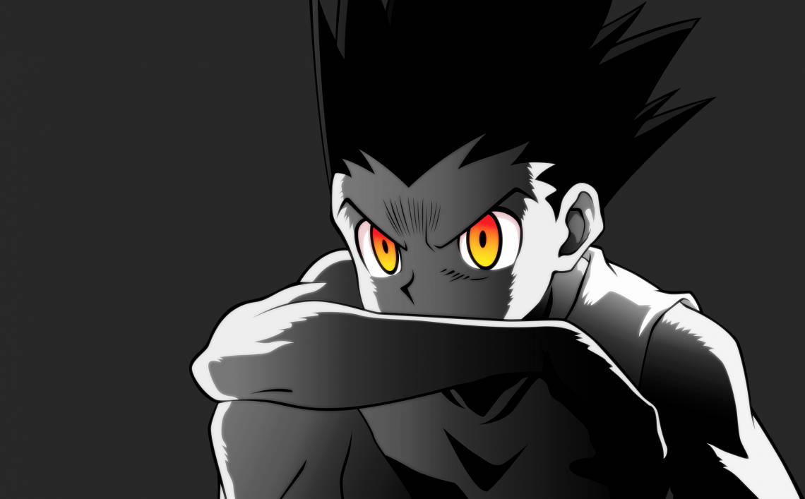Gon Swart Anime Muurpapier