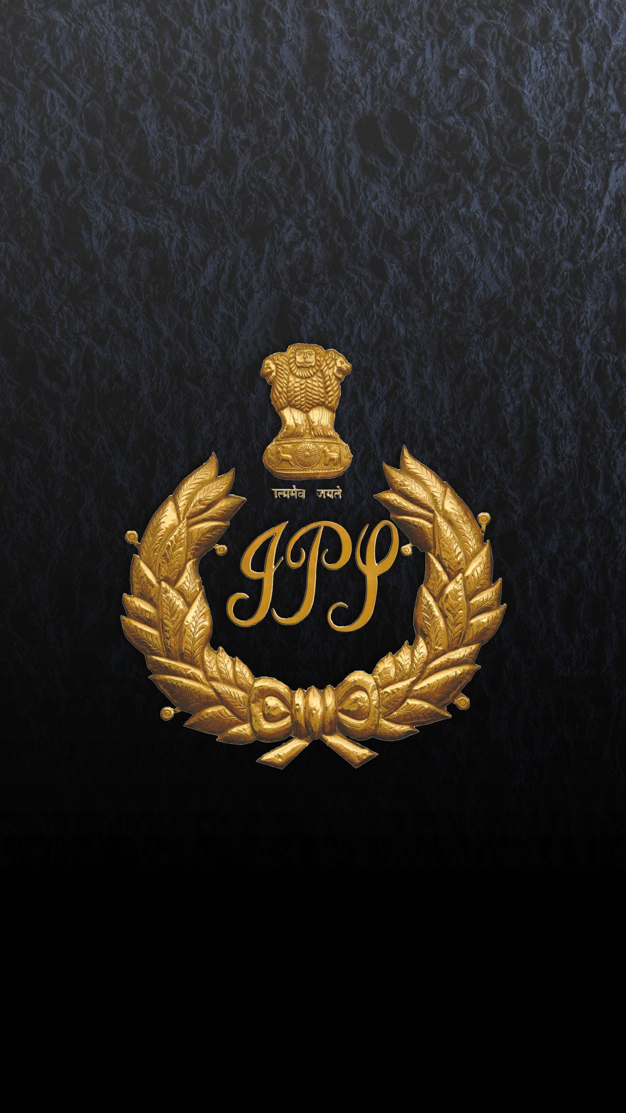 Goue IPS Logo Donker Muurpapier