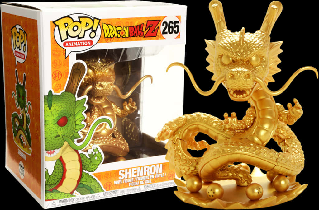 Goue Shenron Funko Pop Dragon Ball Z Muurpapier