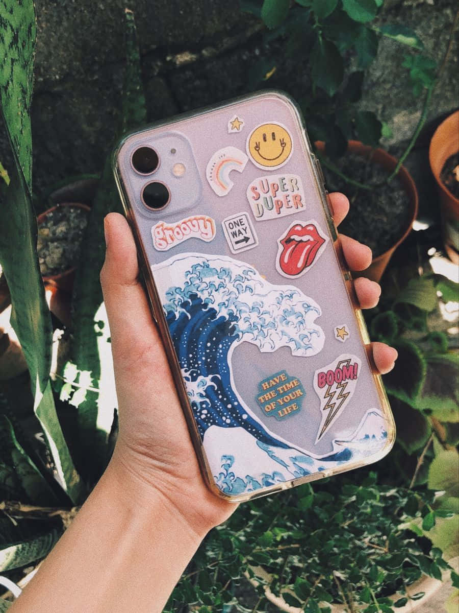 Grade jou voorkoms op met hierdie stylvolle estetiese iPhone. Muurpapier