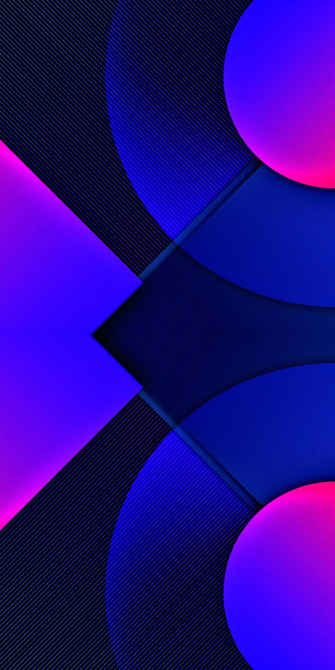 Gradientvorm in Pixel 3 Materiaal-agtergrond Muurpapier