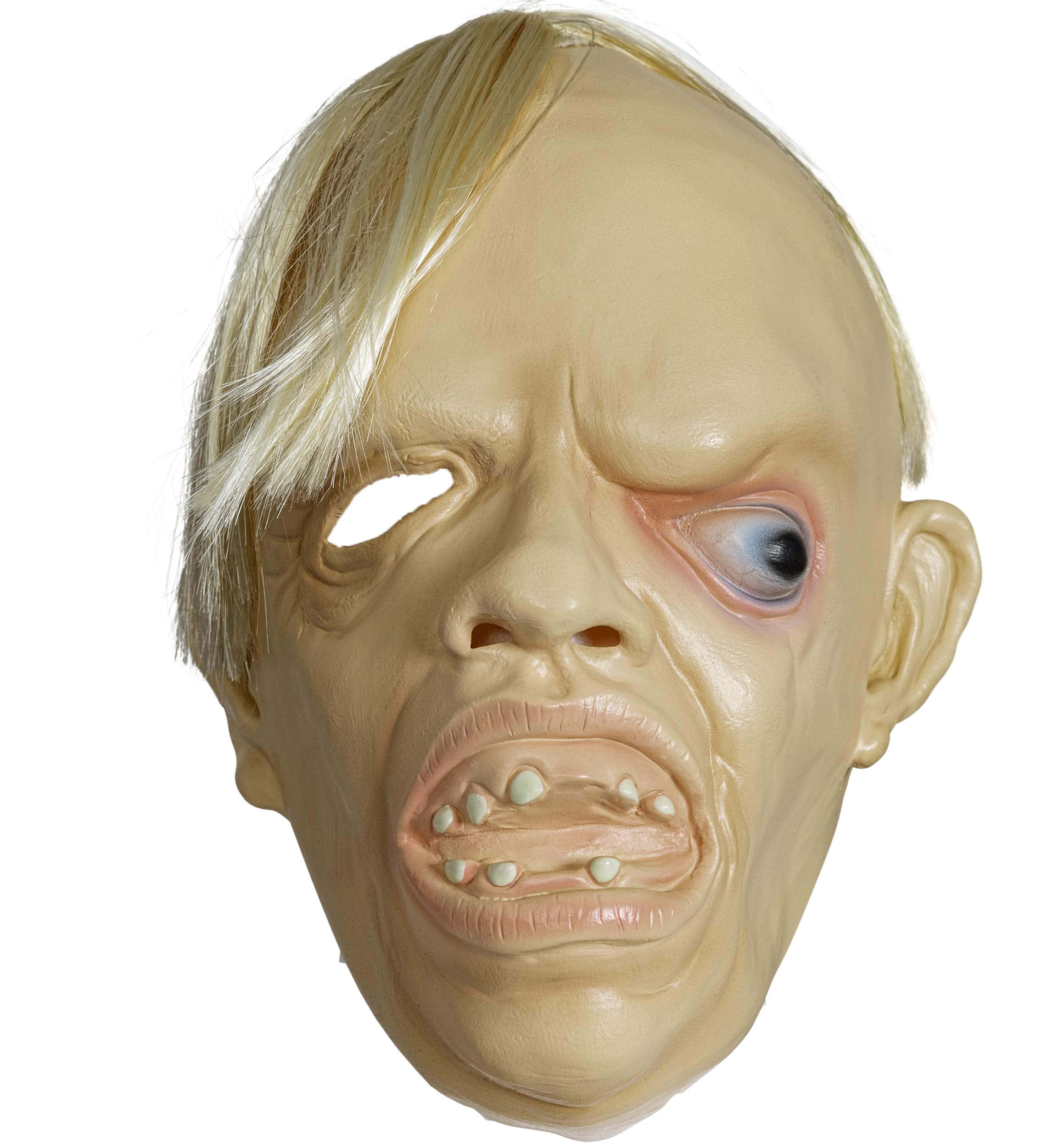 Grappige Griezelige Halloween Kostuum Masker Prent Muurpapier