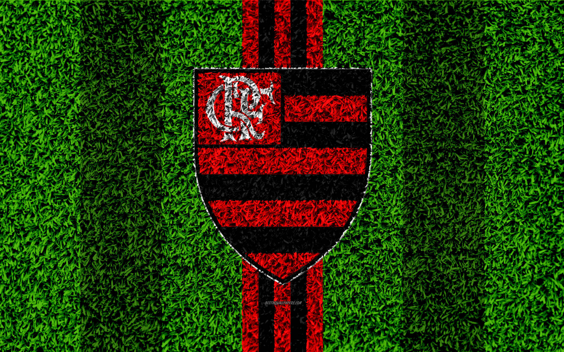 Grasveld Flamengo FC — Sokker GIF Muurpapier