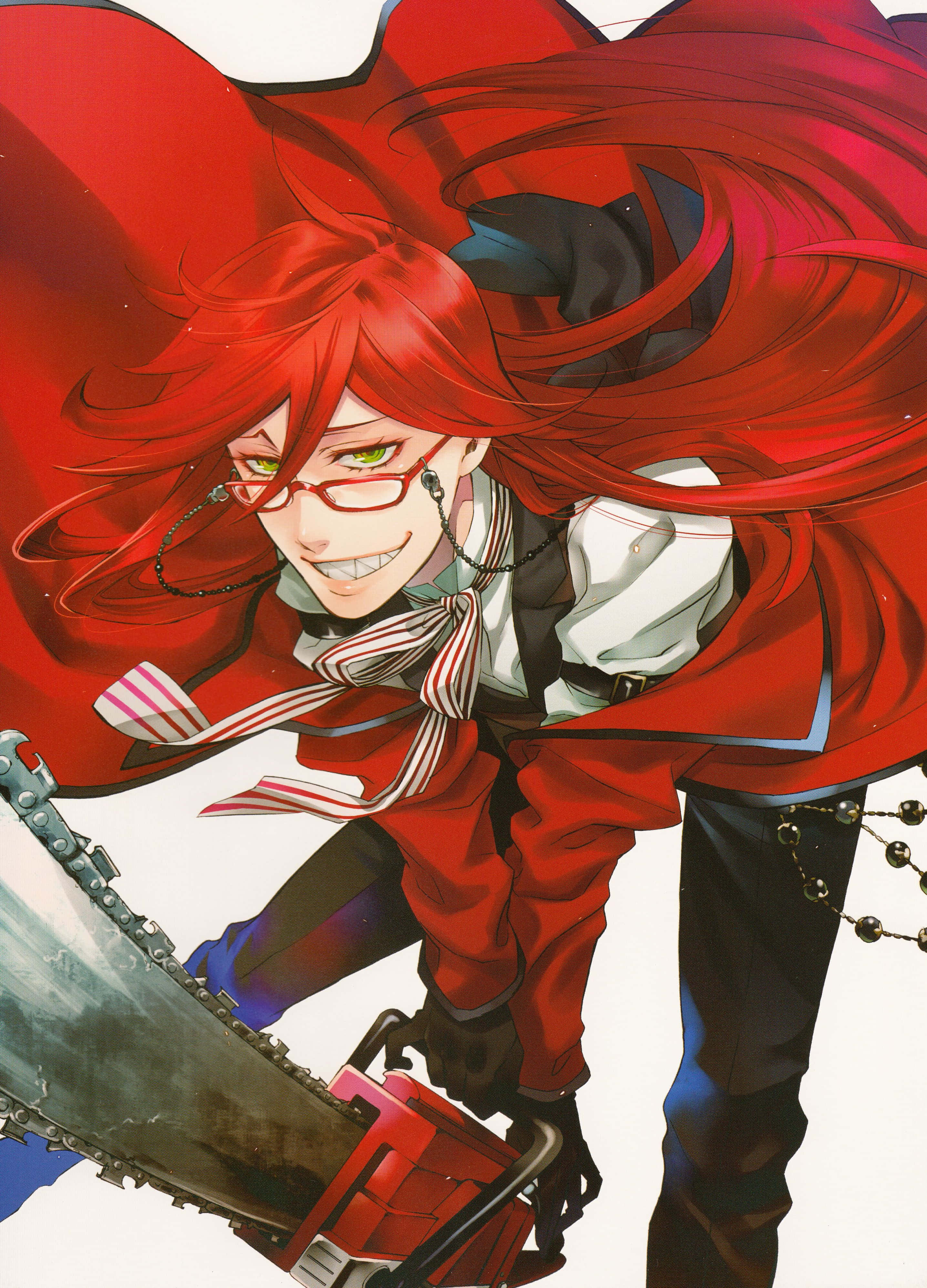 Grell Sutcliff wat 'n pose in 'n pragtige agtergrond slaan Muurpapier