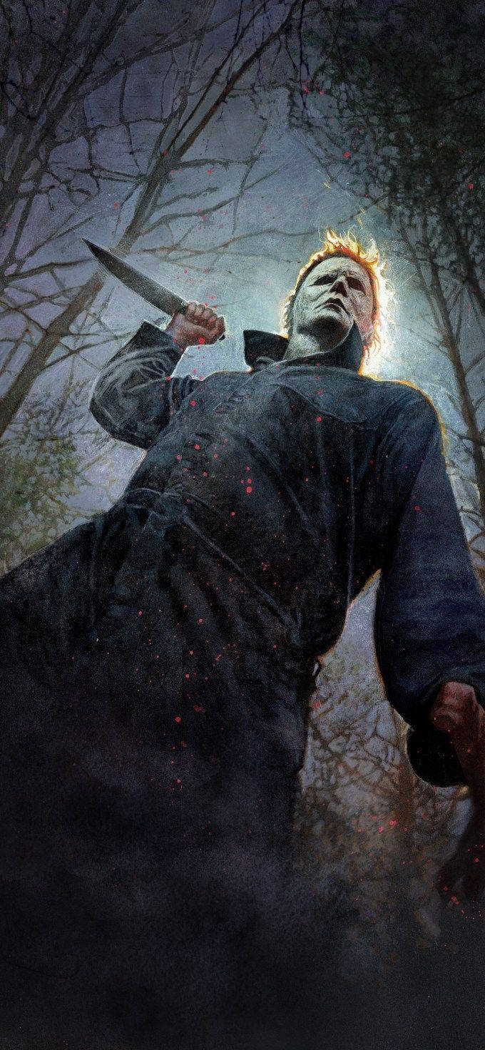 Griezelige Halloween iPhone Muurpapier