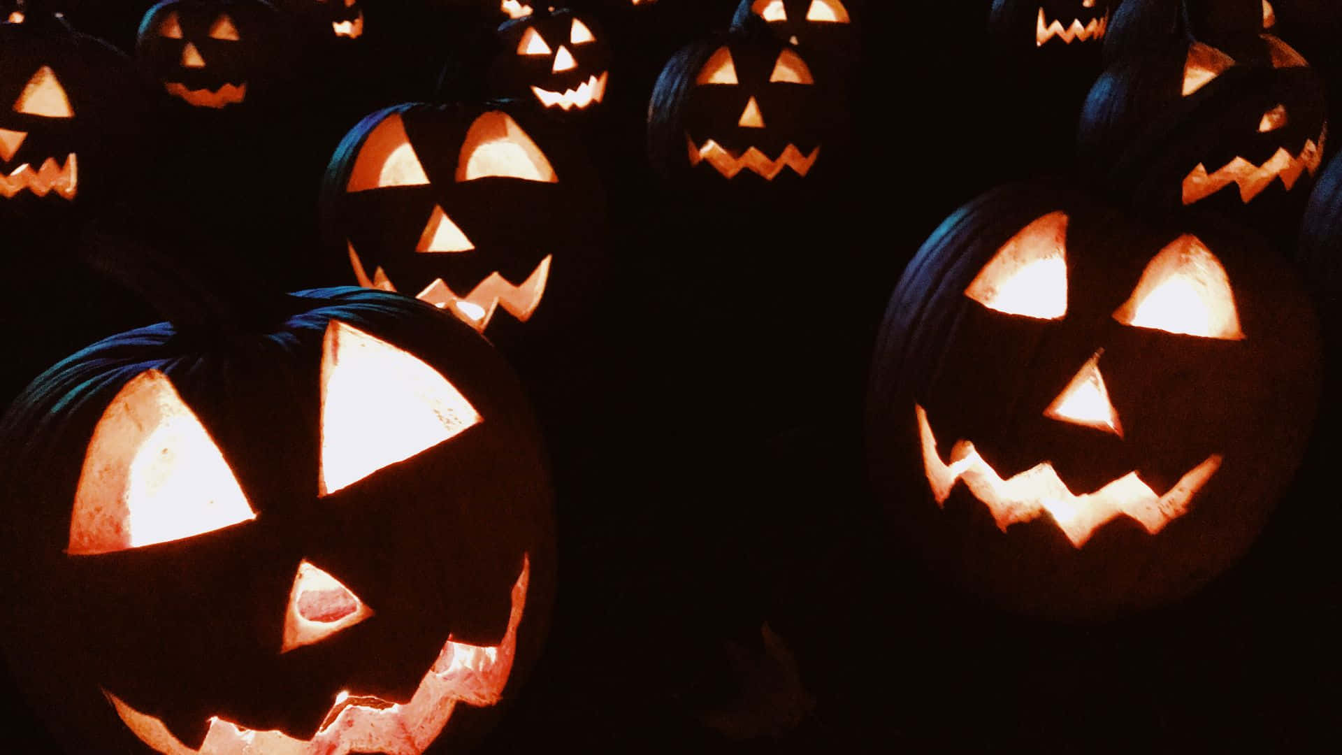 Griezelige Halloween Agtergrond Muurpapier