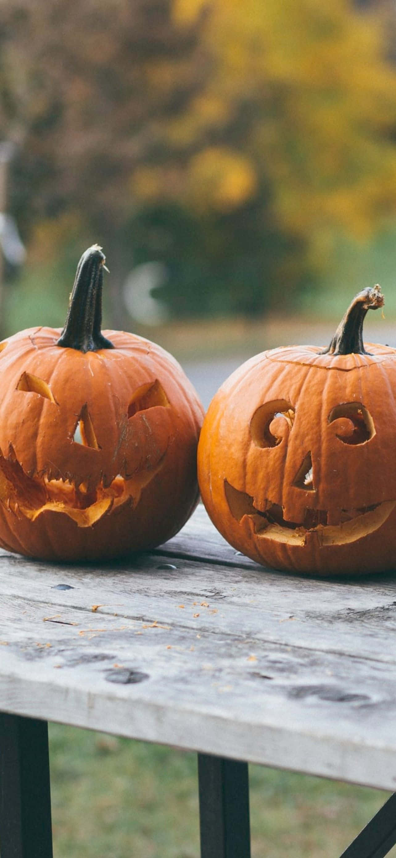 Griezelige Halloween Nag Muurpapier