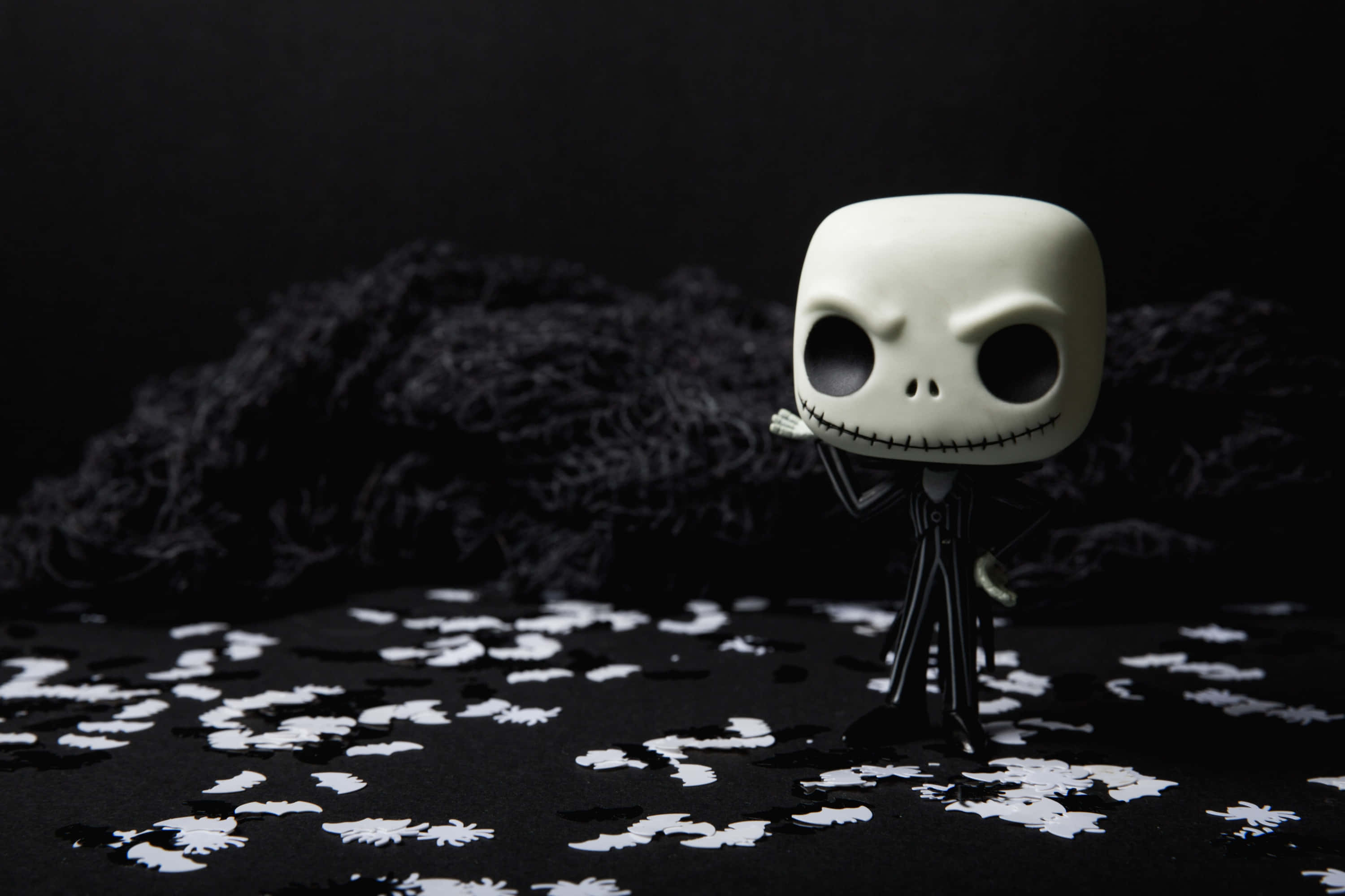 Griezelige Halloween prente Muurpapier