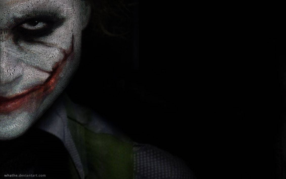 Grillerige Halfgesig Joker Agtergrond
