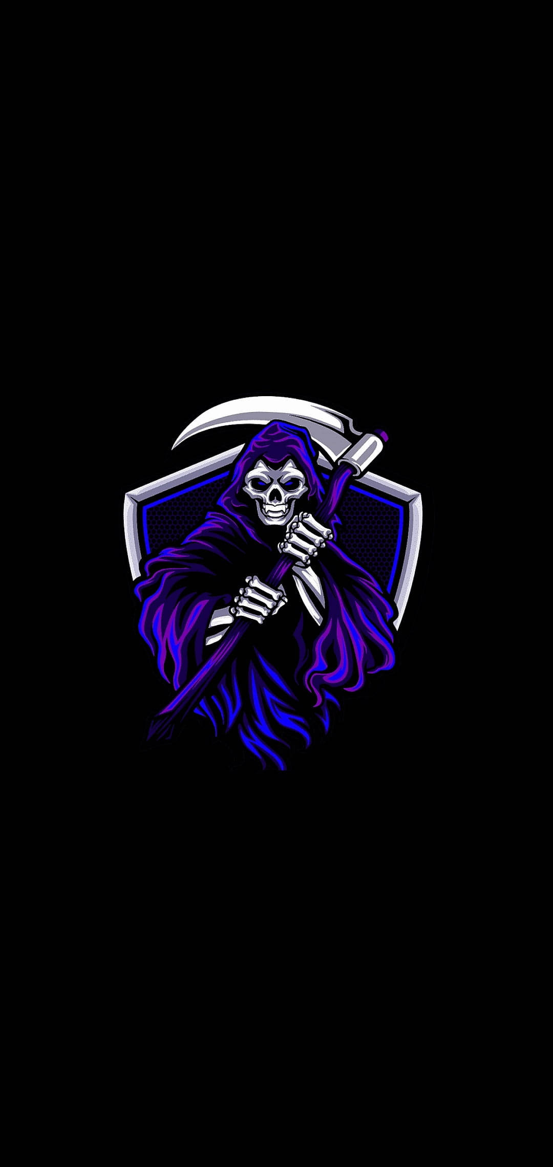 Grim Reaper Gaming Logo HD Muurpapier
