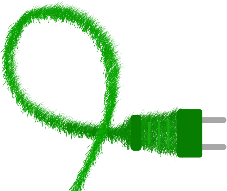 Groen Energie Konsep Prop Muurpapier