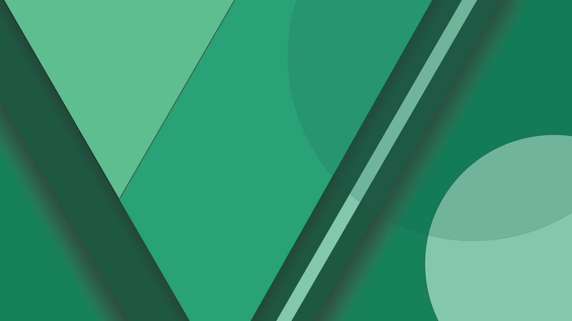 Groen Geometriese Materiaalpatroon Muurpapier