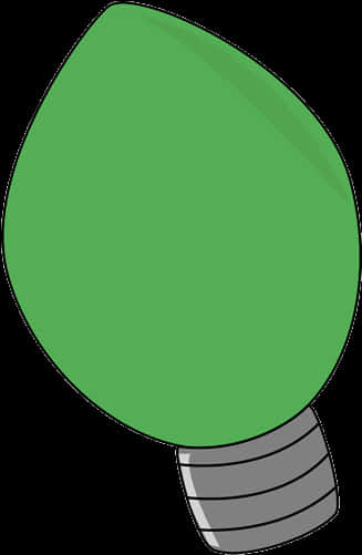 Groen Kersfeesgloeilamp Illustrasie Muurpapier