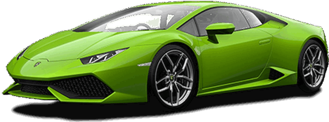 Groen Lamborghini Huracan Evo Sy-aansig Muurpapier