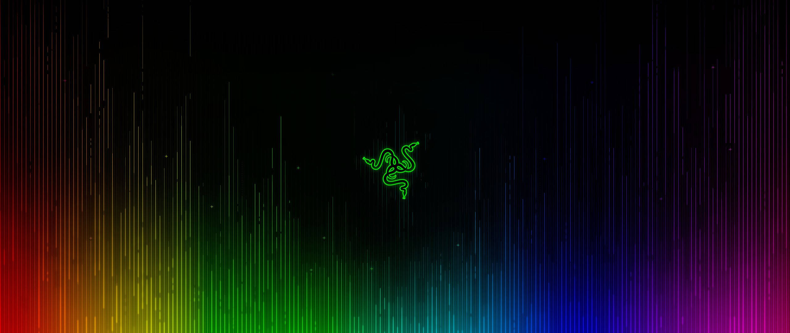 Groen Razer Logo Muurpapier