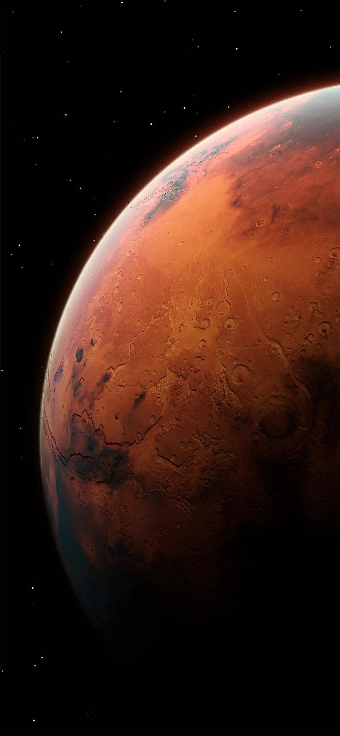 Groot Rooi Planeet Miui Muurpapier