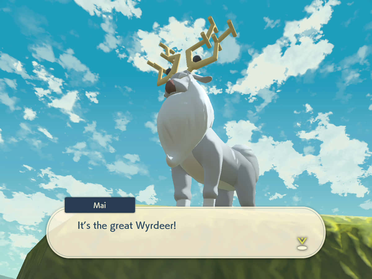 Groot Wyrdeer Muurpapier