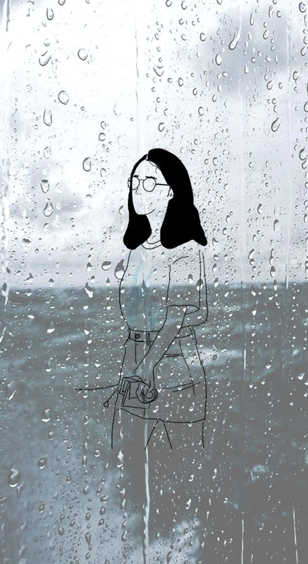 Grunge Tumblr Estetiese Stensilkuns Muurpapier