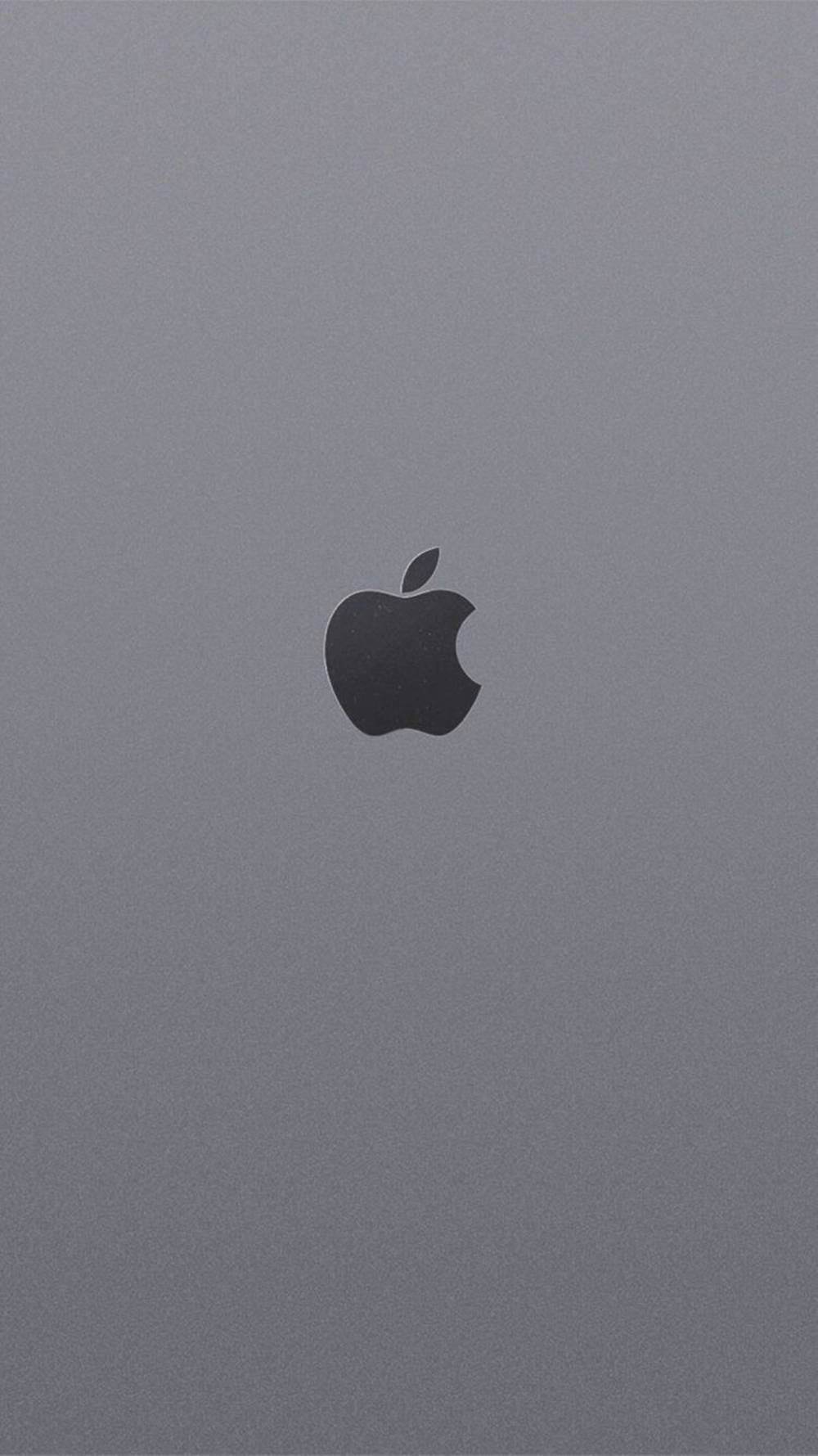 Grys iPhone Apple-logo Muurpapier