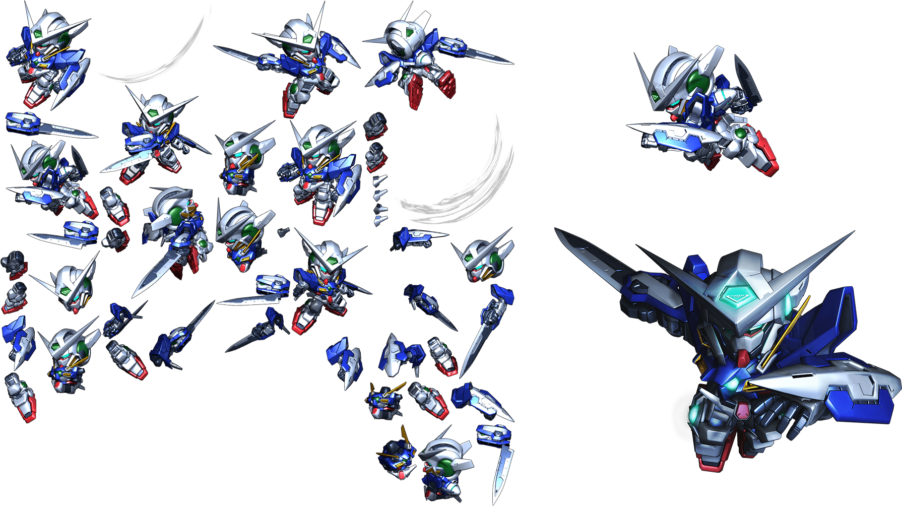 Gundam Mecha-collage Muurpapier