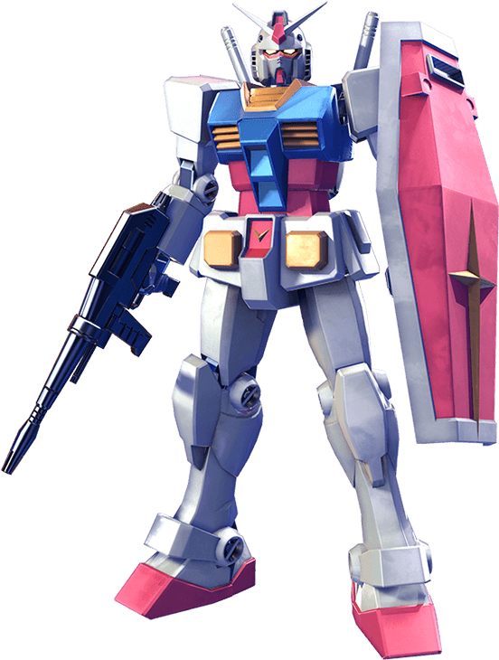 Gundam R X782 Staan Posisie Muurpapier