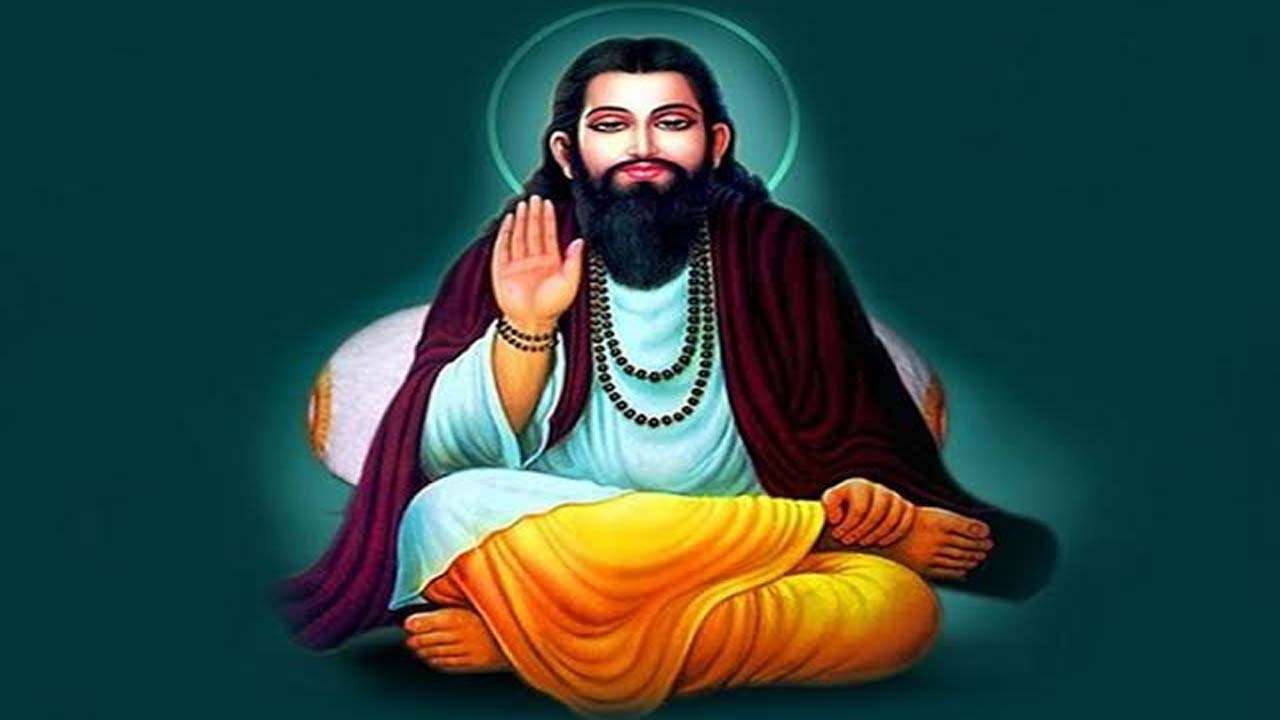 Guru Ravidass Heilige Bhakti-Sant Muurpapier