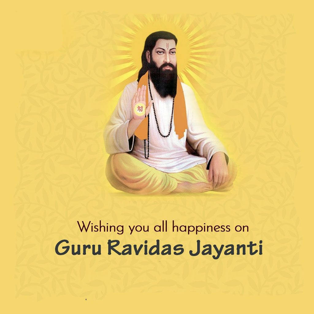 Guru Ravidass Jayanti Dag Muurpapier