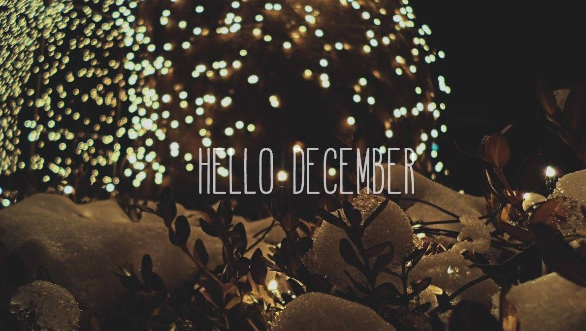 Hallo Desember Sneeunag Estetika Muurpapier