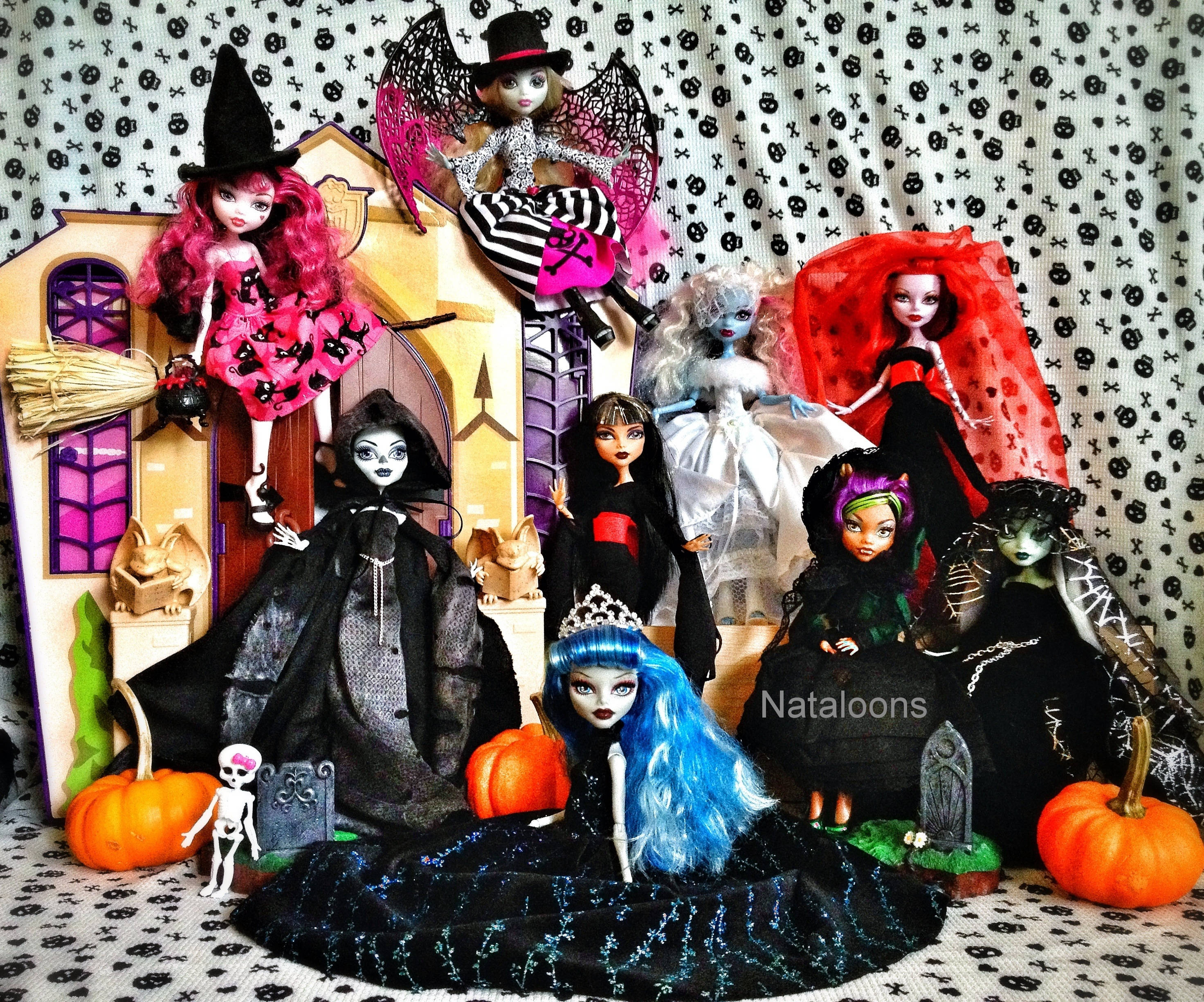 Halloween Bratz Estetiese Poppe Muurpapier