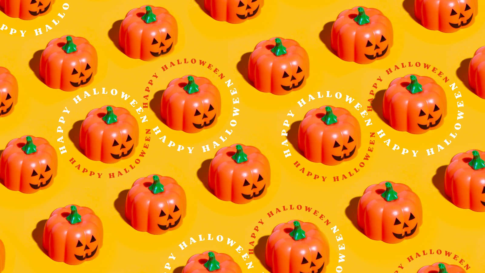 Halloween Pampoen Agtergrond Gelukkige Groet Muurpapier