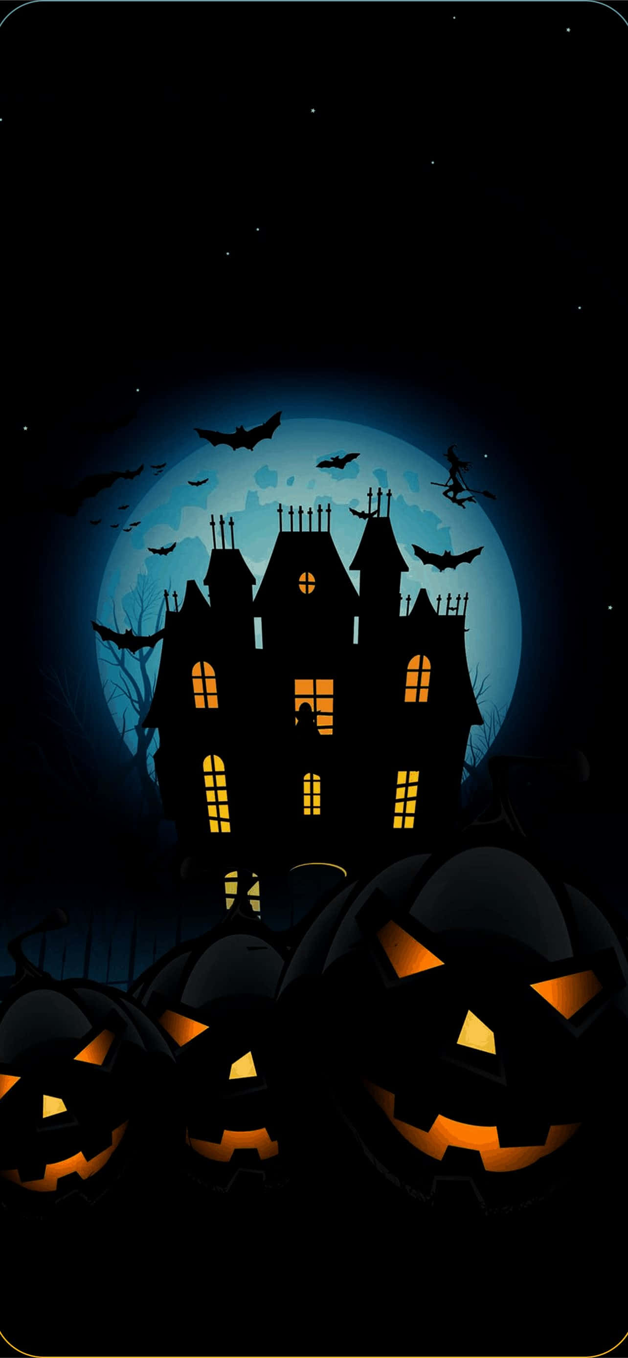Halloween Virtuele Agtergrond Muurpapier