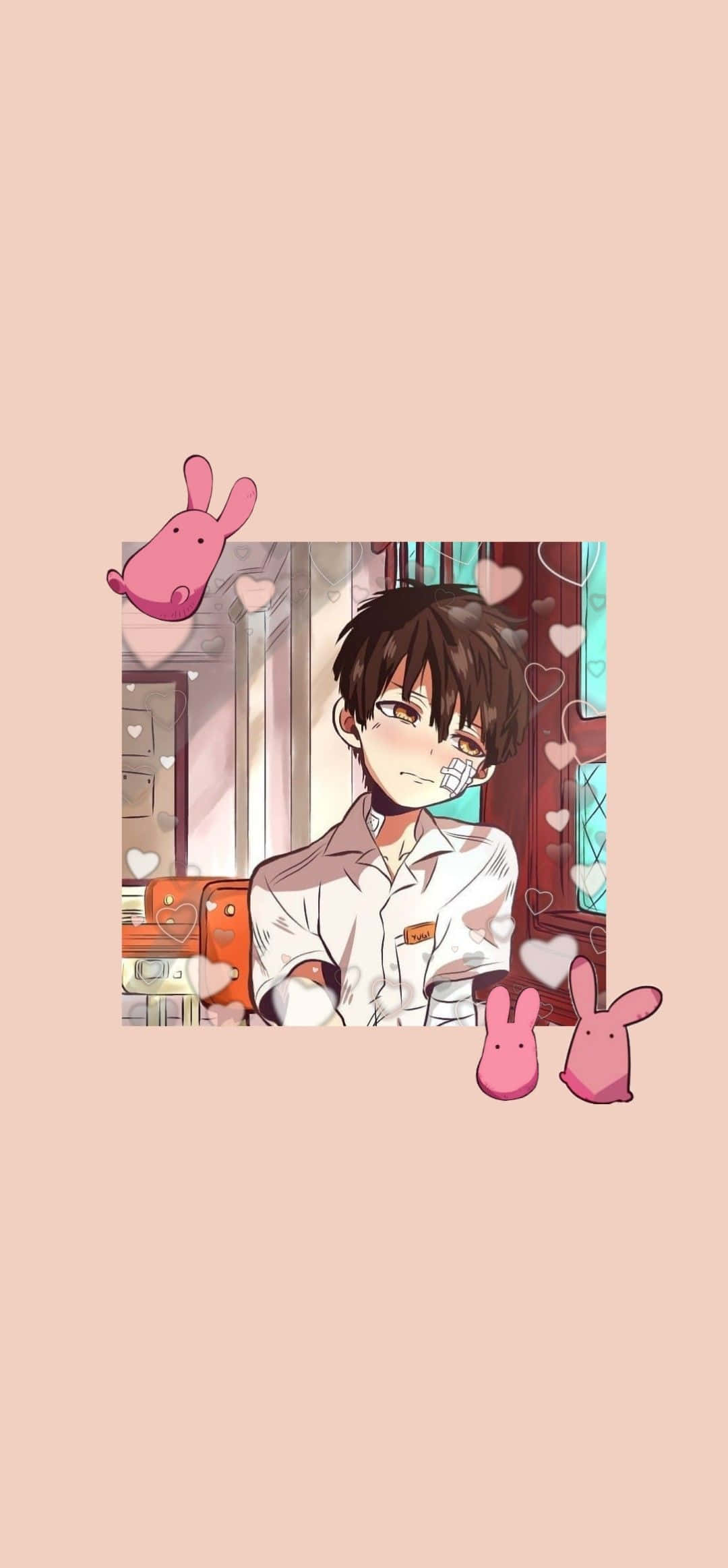 Hanako Toilet Bound Hanako Kun Sluit Skerm Anime Muurpapier
