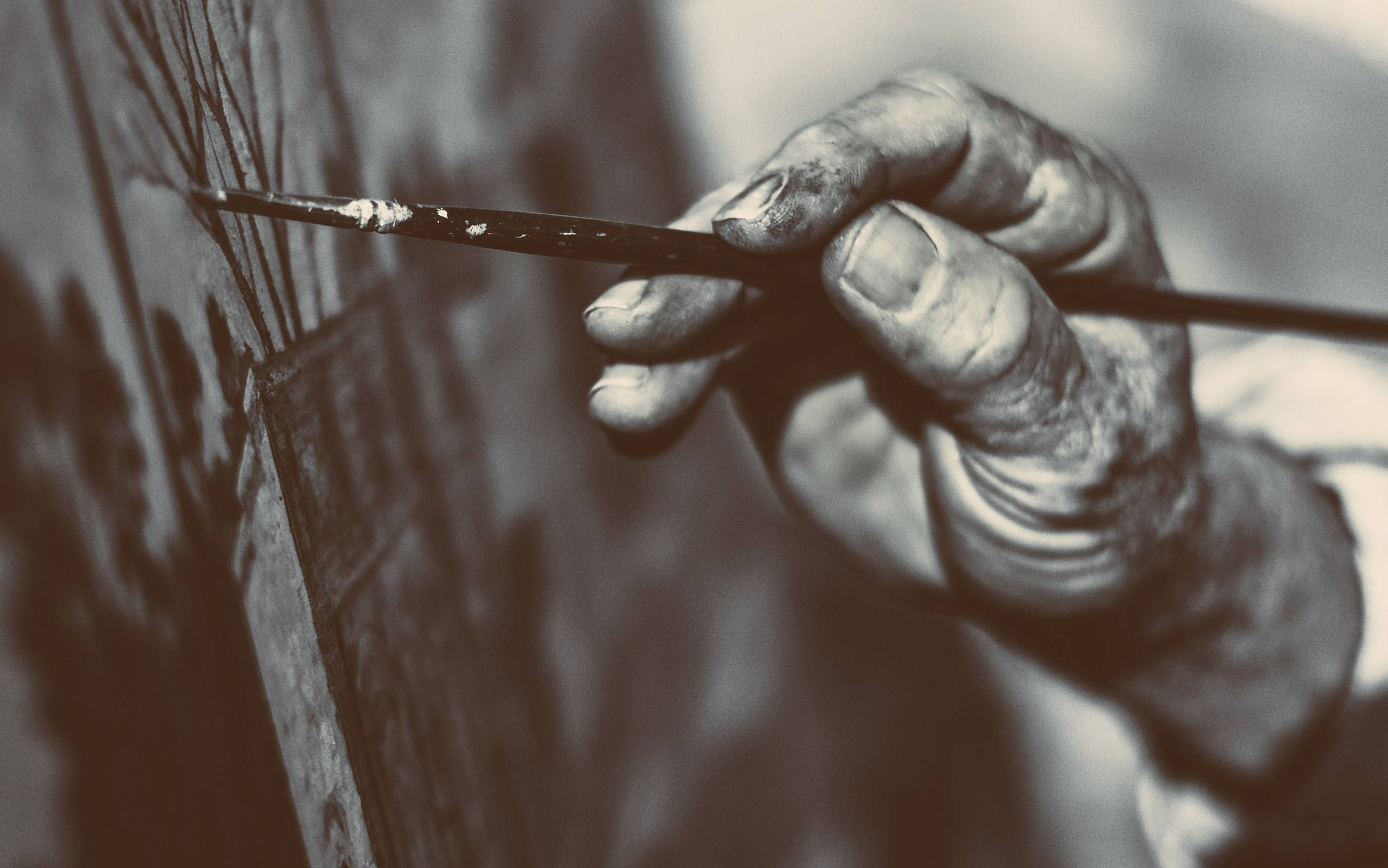 Hand Maak Koel Tekening Muurpapier