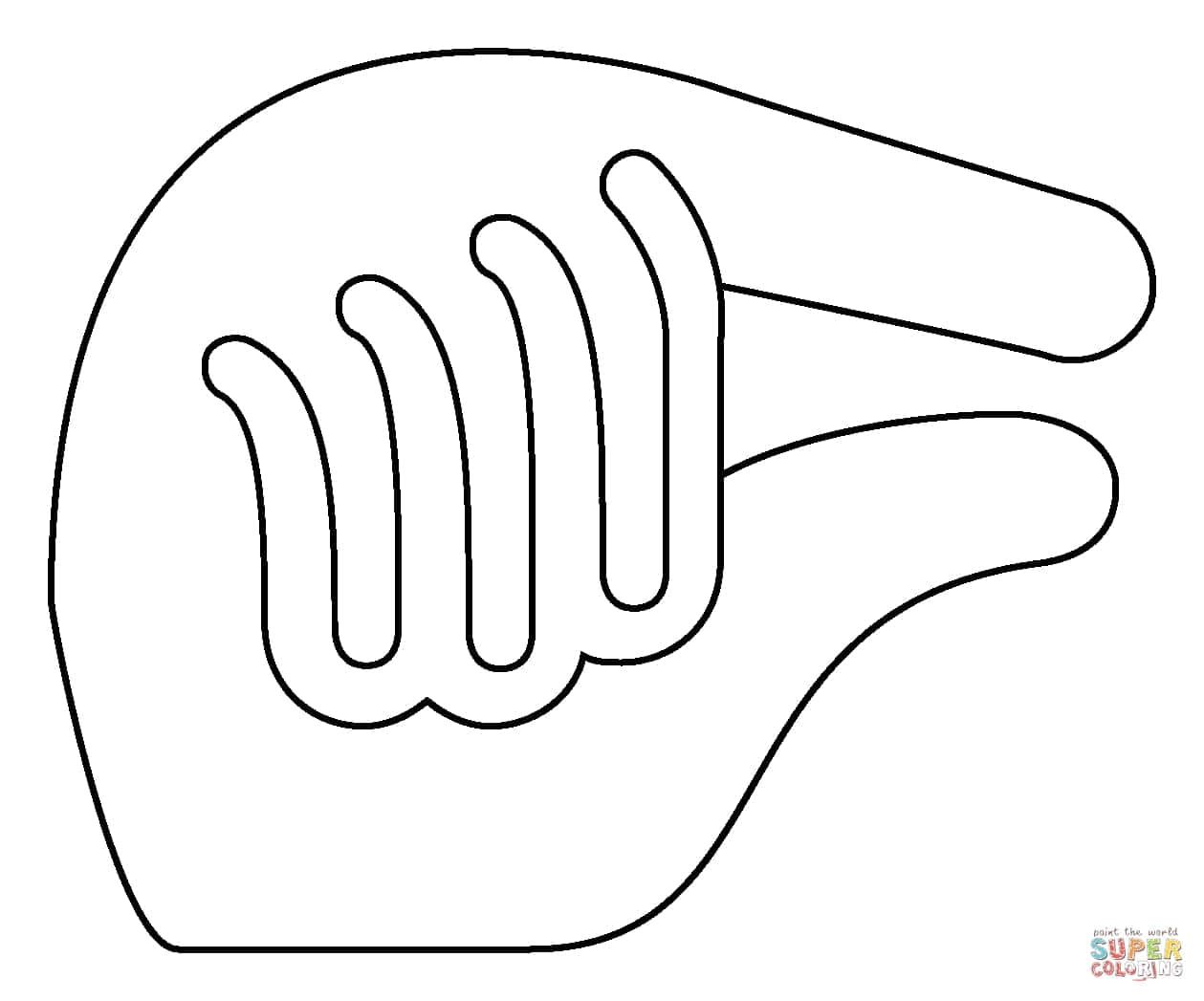 Handskets Lyn Weglaat Teken Muurpapier
