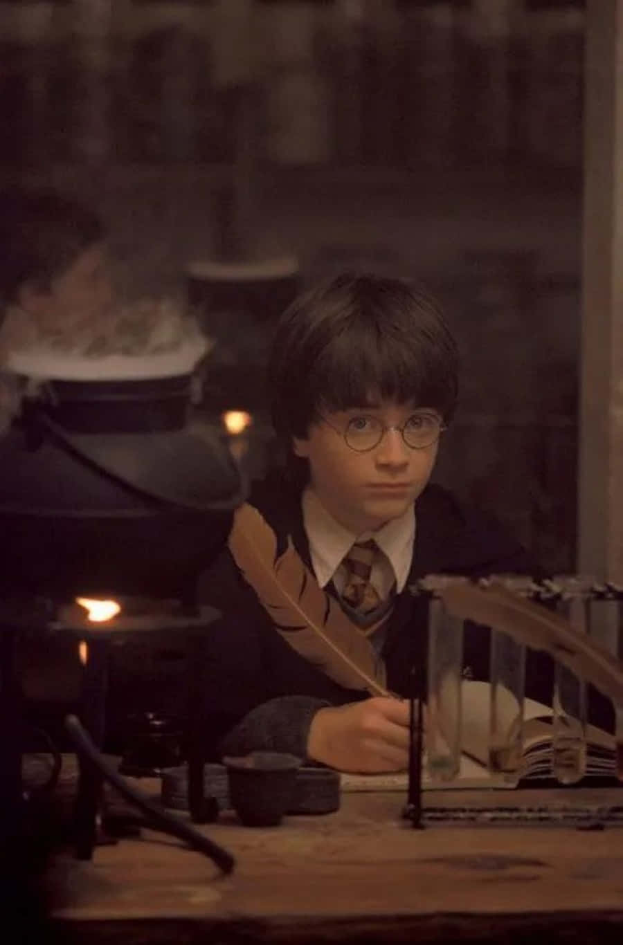 Harry Potter en die Towenaar se Steen - 'n Magiese Estetika Muurpapier