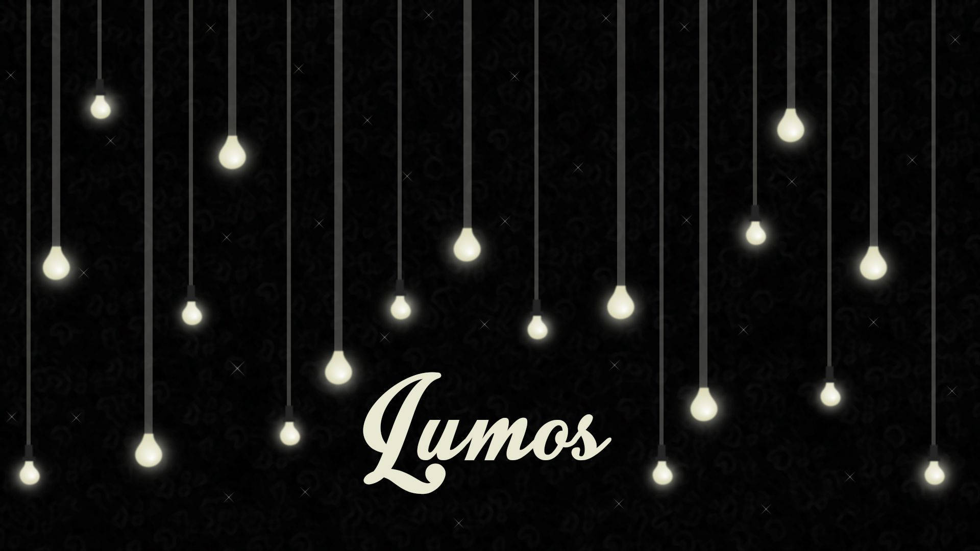 Harry Potter Estetiese Lumos Muurpapier