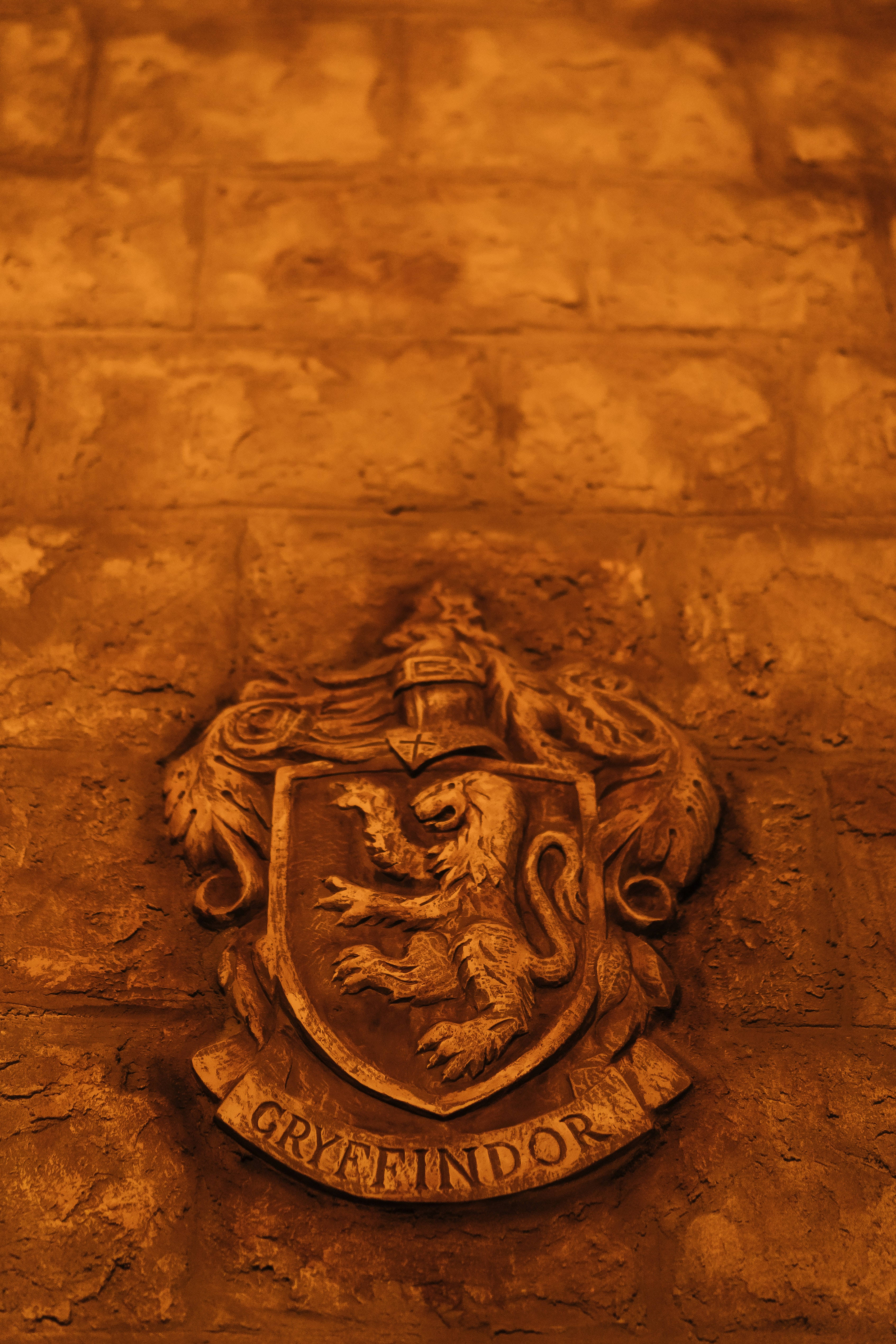 Harry Potter Estetiese Gryffindor-logo Muurpapier