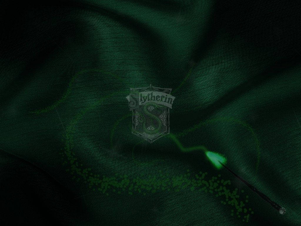 Harry Potter Esteties Slytherin Logo Muurpapier
