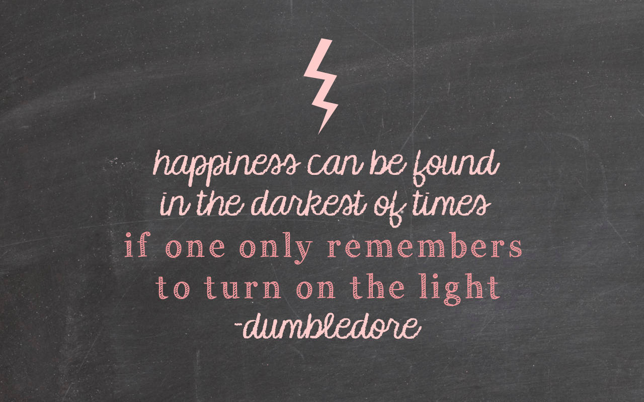 Harry Potter Estetiese Dumbledore Aanhaling Muurpapier