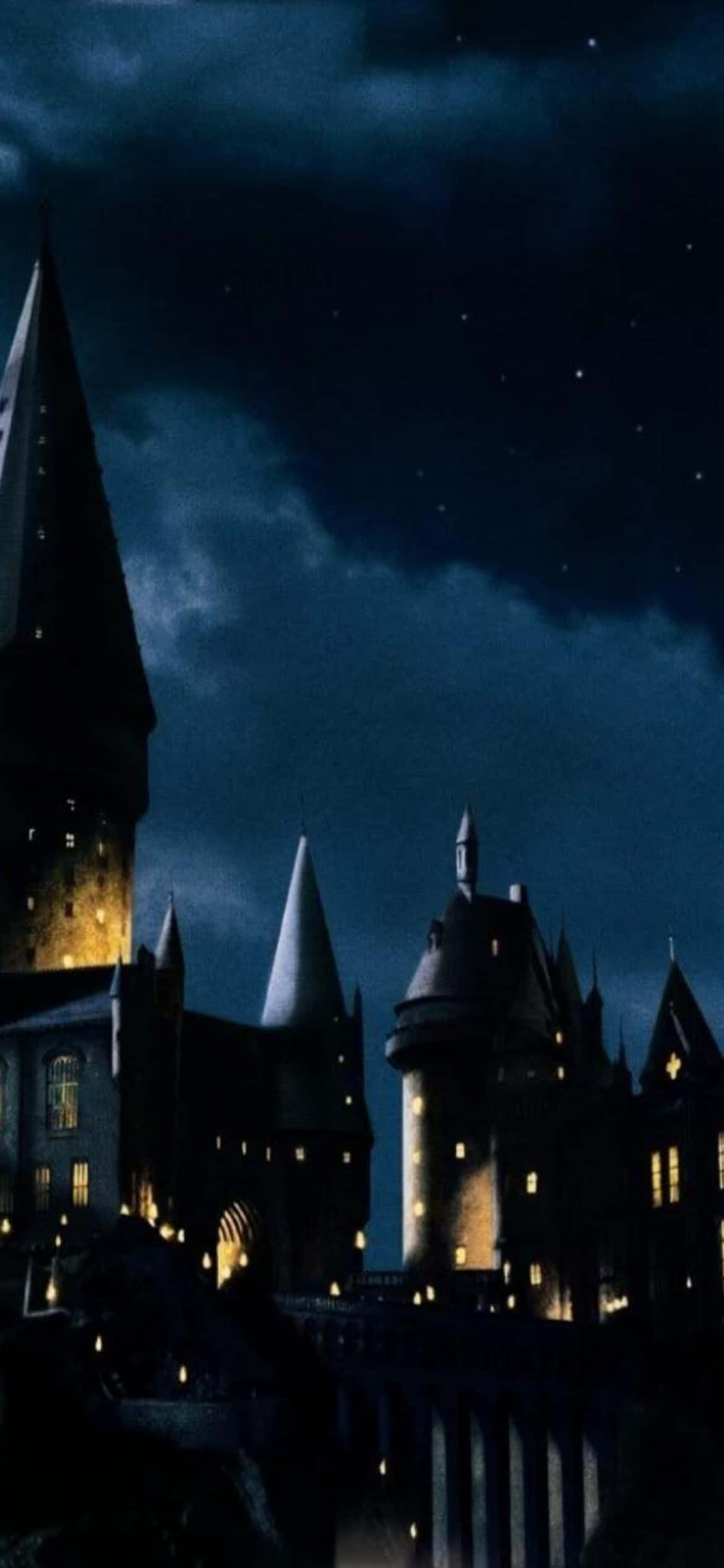 Harry Potter Halloween Geboue Muurpapier