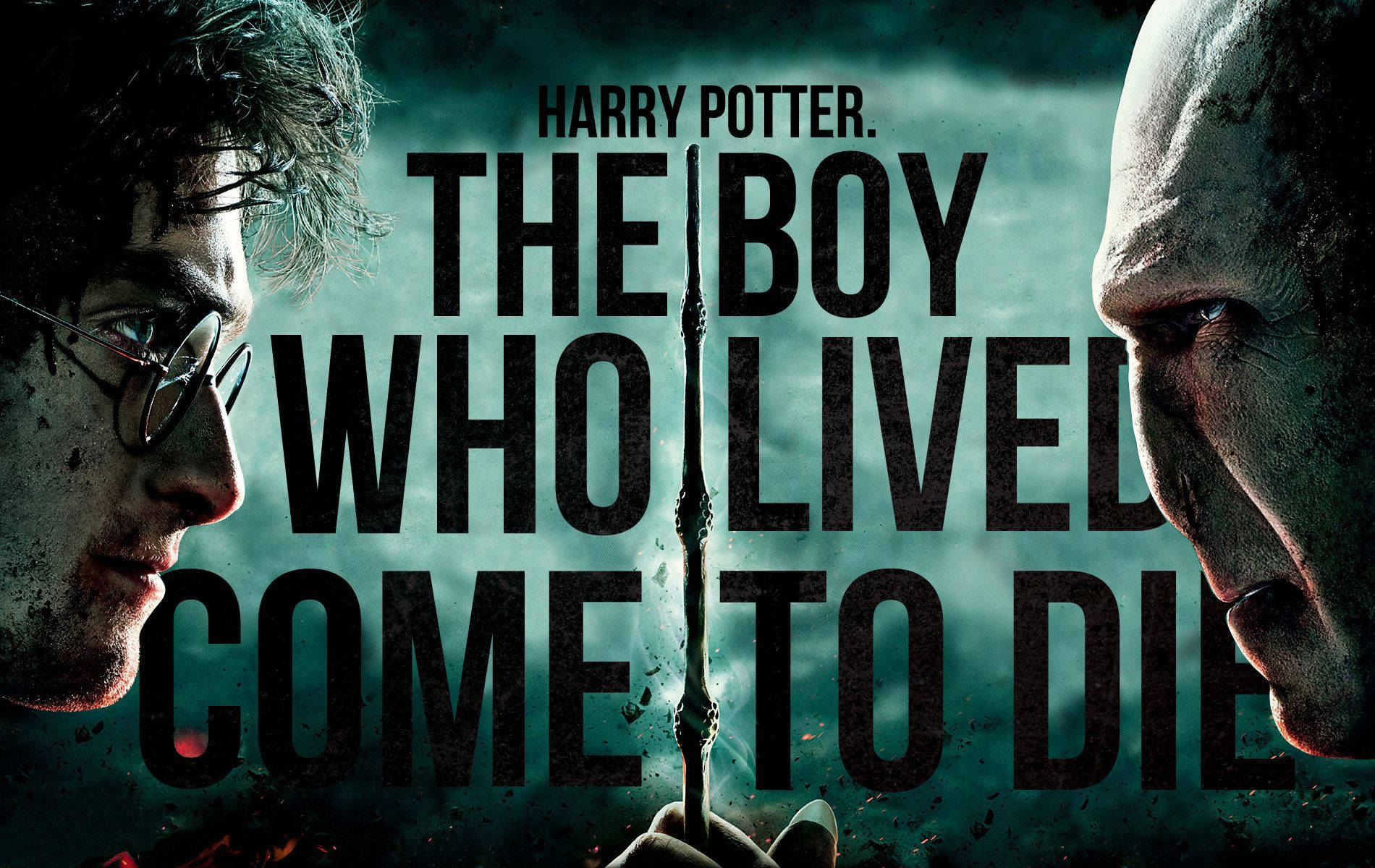 Harry Potter vs. Voldemort Esteties Muurpapier