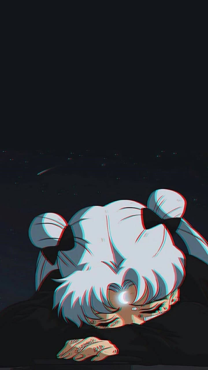 Hartseer Anime Sailor Moon Estetika Muurpapier