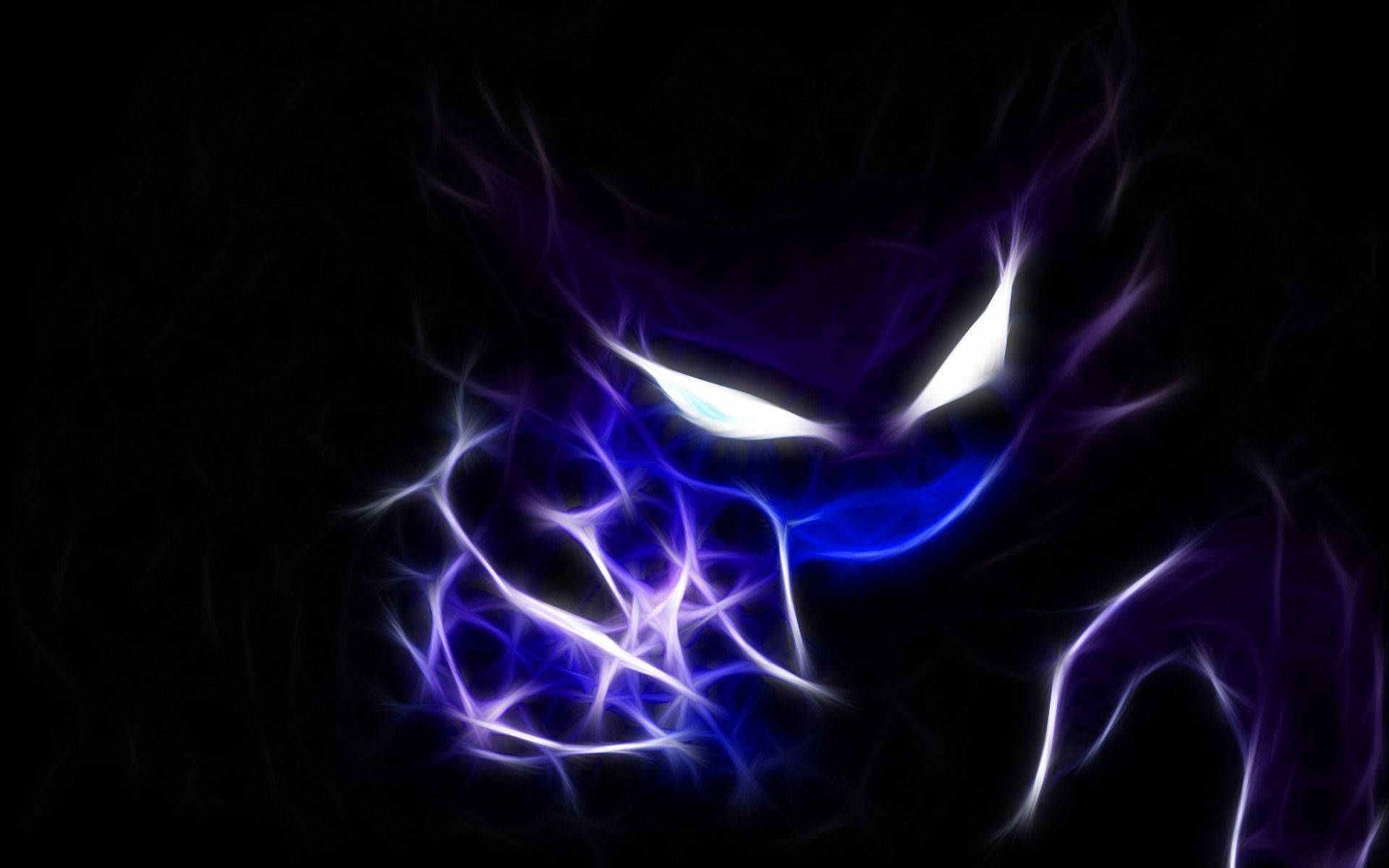Haunter Spook Pokemon Lewend 3D Muurpapier