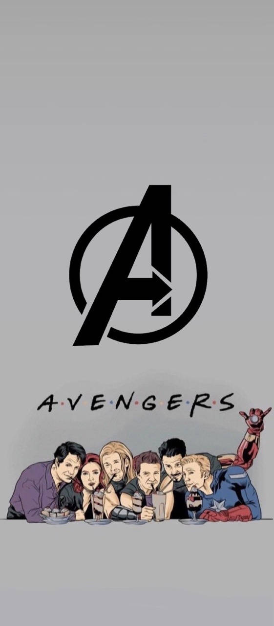 Hawkeye Vriende Tema Muurpapier