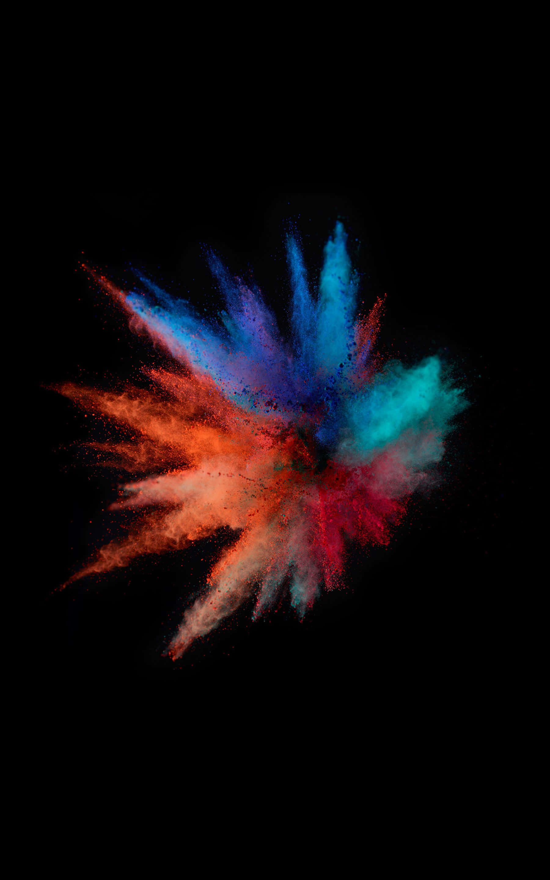 HD OLED Kleurdeeltjies Agtergrond Muurpapier