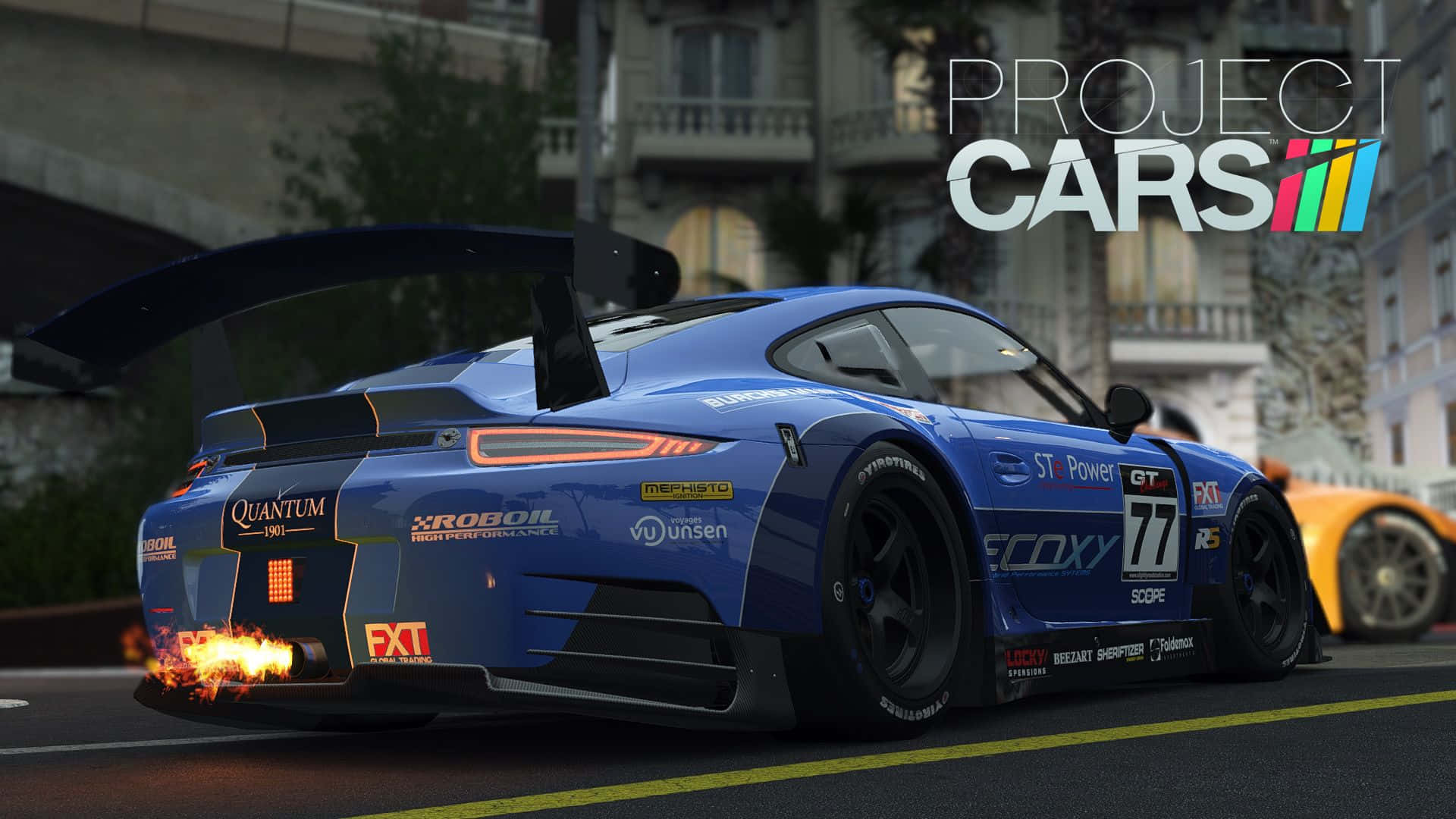 HD Project Cars Videospeletjie Kuns Agtergrond Muurpapier