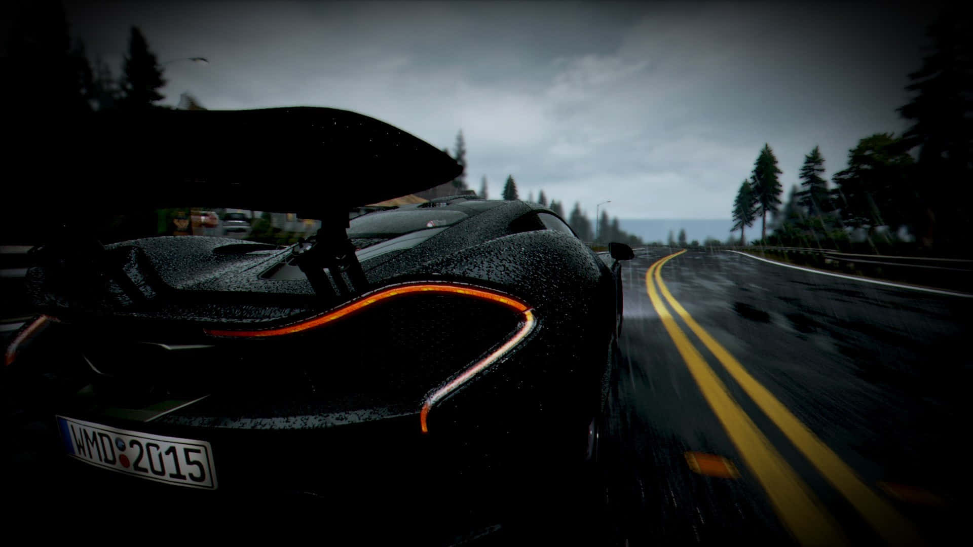 HD Project Cars McLaren P1 Pad Achtergrond Muurpapier