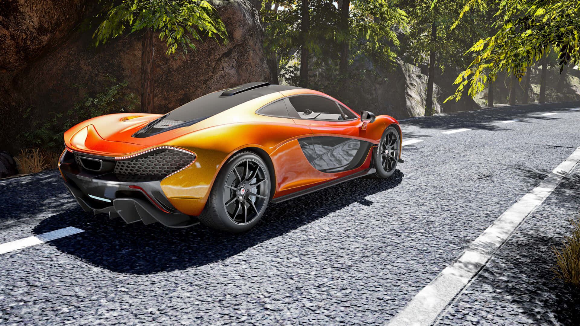 HD Project Cars McLaren P1 Agtergrond Muurpapier