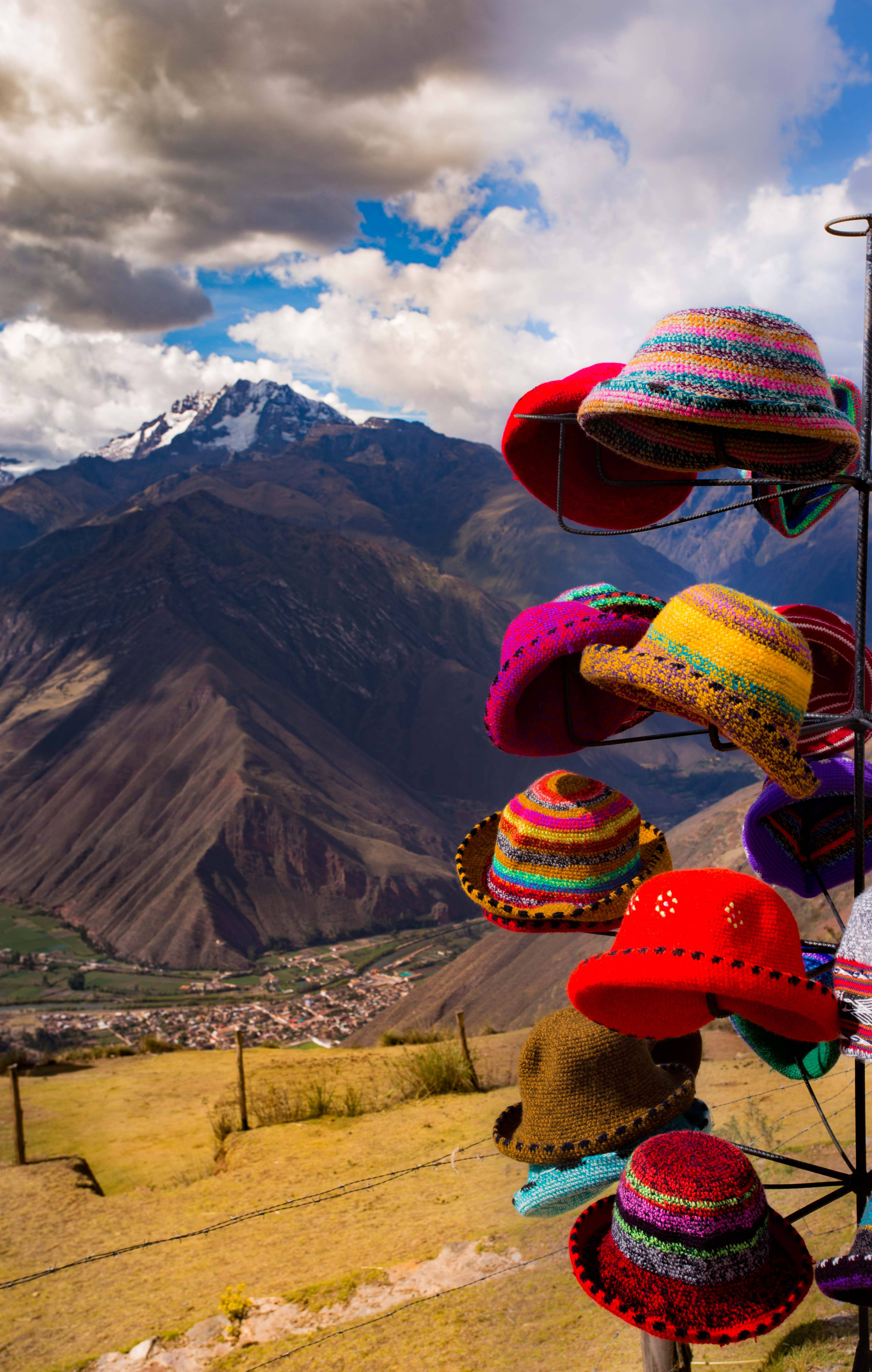Heilige Vallei-hoed-aandenkings Cusco Peru Muurpapier
