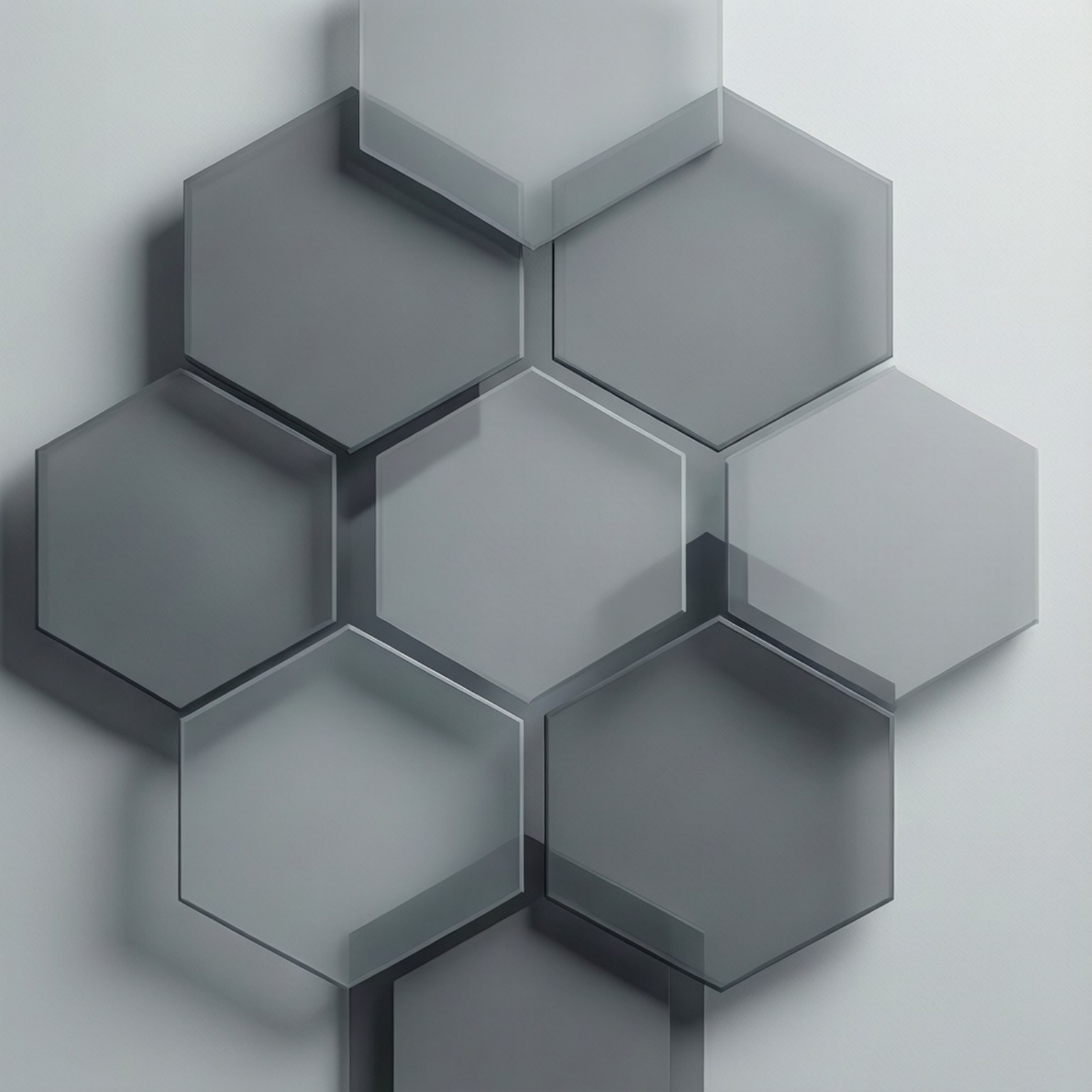 Heksagonale Harmonie Muurpapier